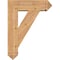 Ekena Millwork Traditional Arts and Crafts Smooth Bracket w/ Offset Brace, Western Red Cedar, 7 1/2"W x 24"D x 32"H BKT0806X24X32TRA03SWR - alternate 2